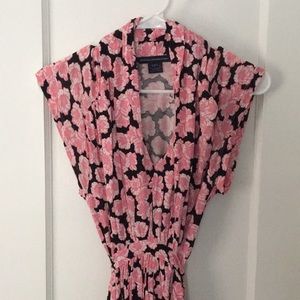French Connection pink and black tunic dress